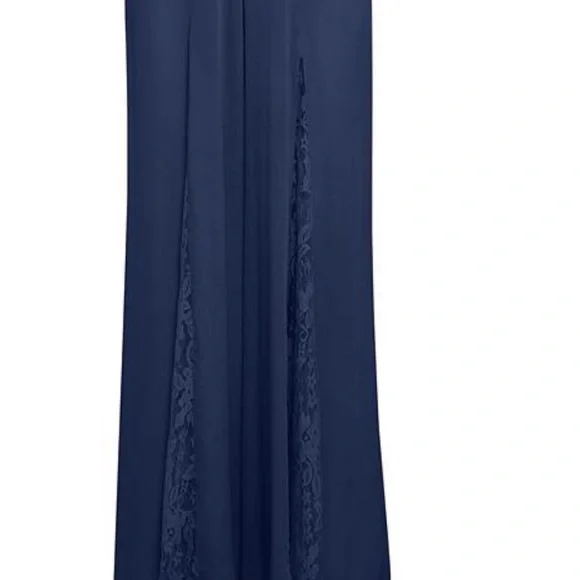 Sold elsewhere Lace Inset Jumpsuit M Navy Blue Brand New - Picture 9 of 11